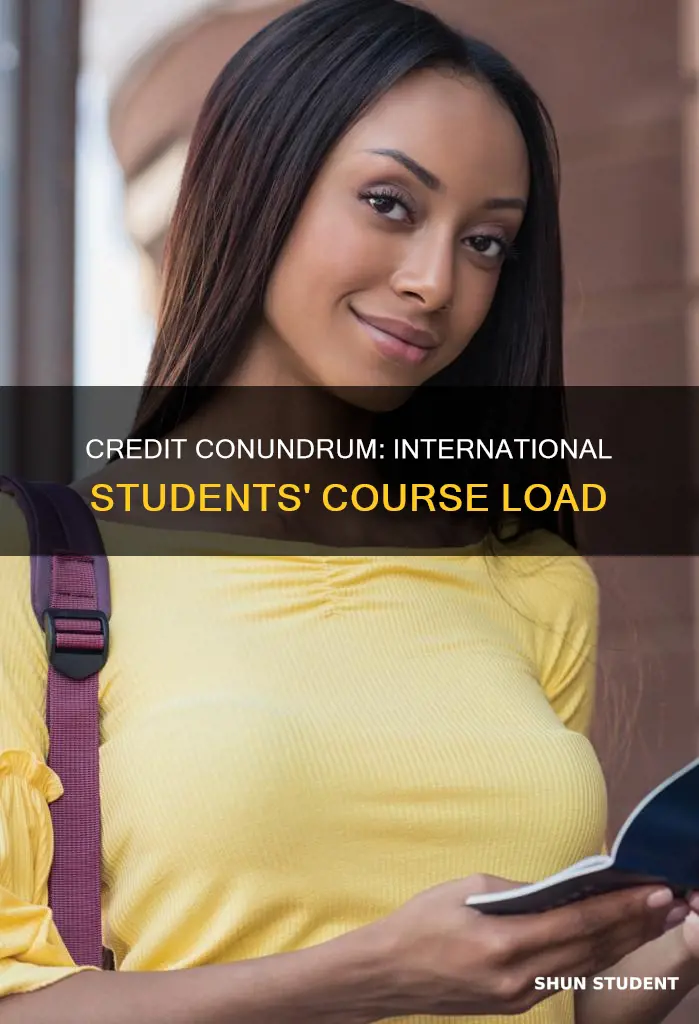 can international students take less than 12 credits