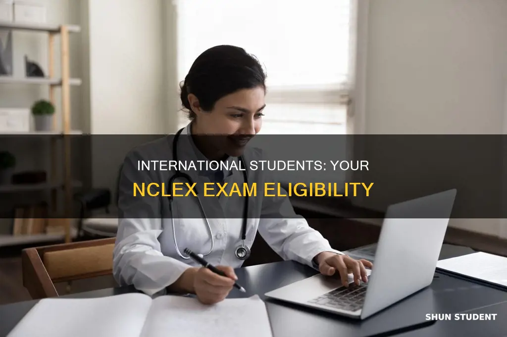can international students take nclex