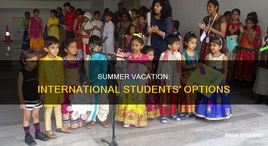 can international students take summer off