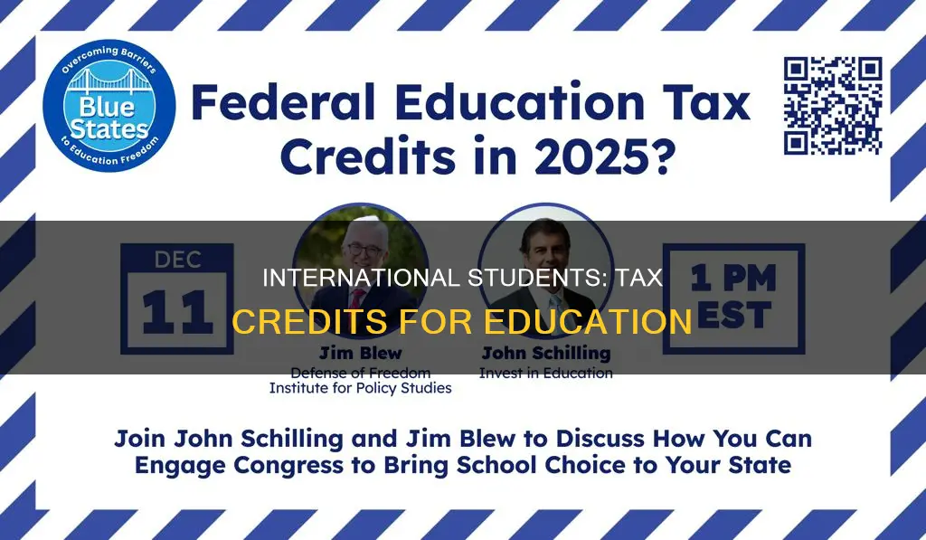 can international students taxes education credit