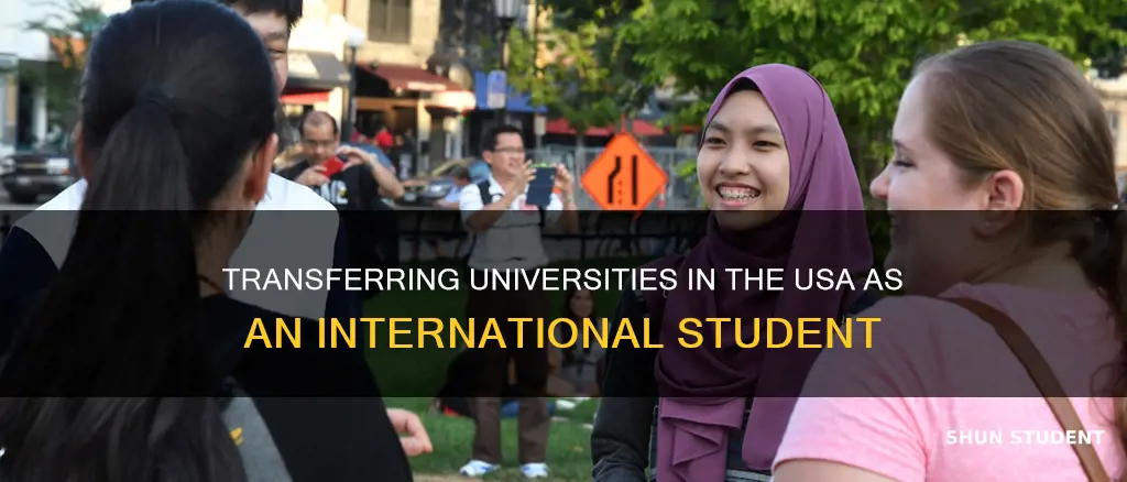 can international students transfer universities in usa