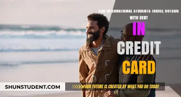 Credit Card Debt: Can International Students Travel?