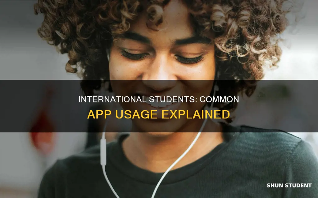 can international students use common app