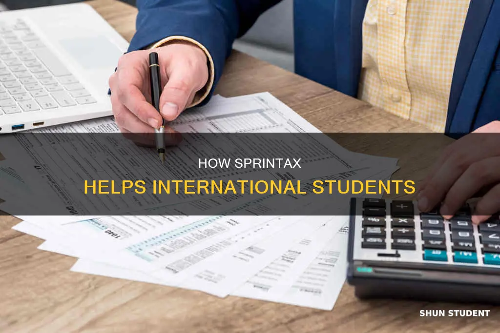 can international students use sprintax