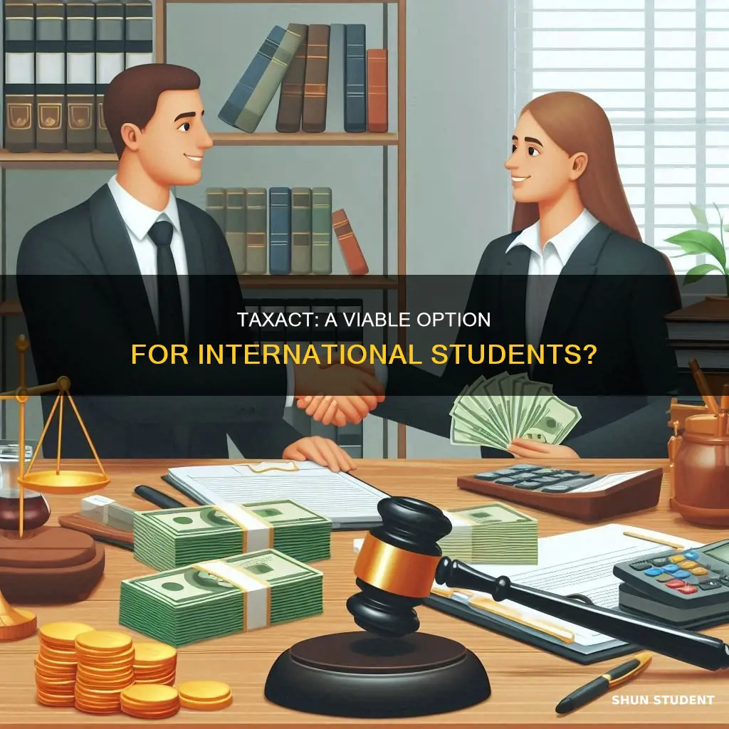 can international students use taxact