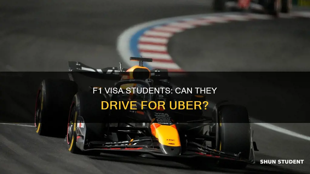 can international students with f1 visa drive uber