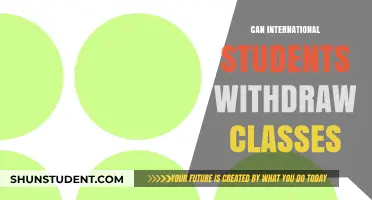 International Students: Withdrawing from Classes