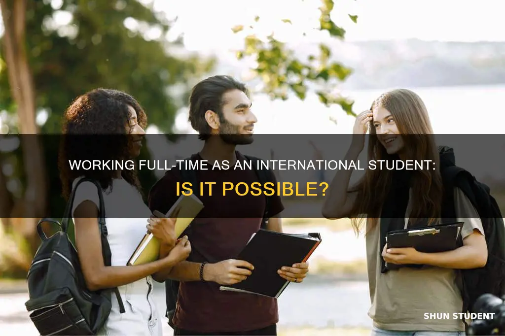 can international students work 40 hours