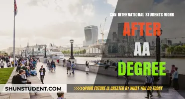 Working After an AA Degree: Options for International Students