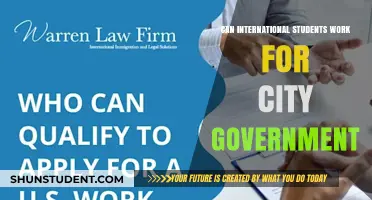 International Students: Working for City Government?