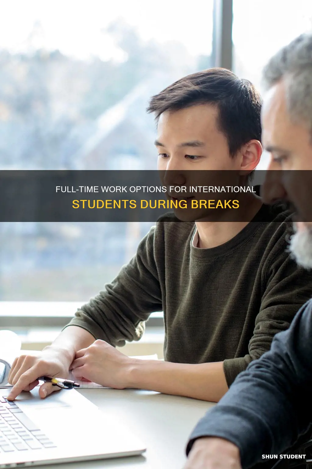 can international students work full time during semester break
