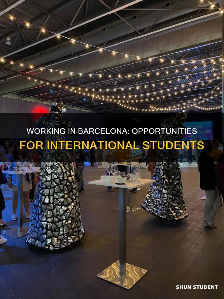 can international students work in barcelona