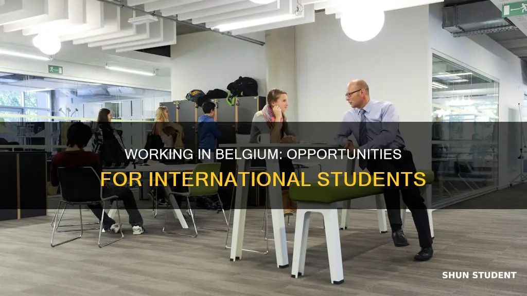 can international students work in belgium
