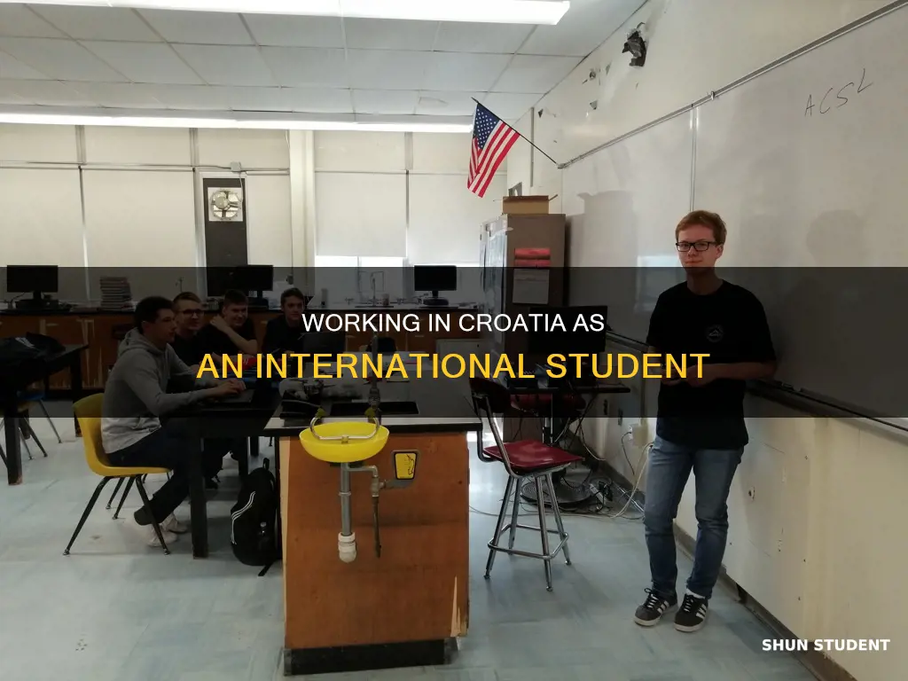 can international students work in croatia