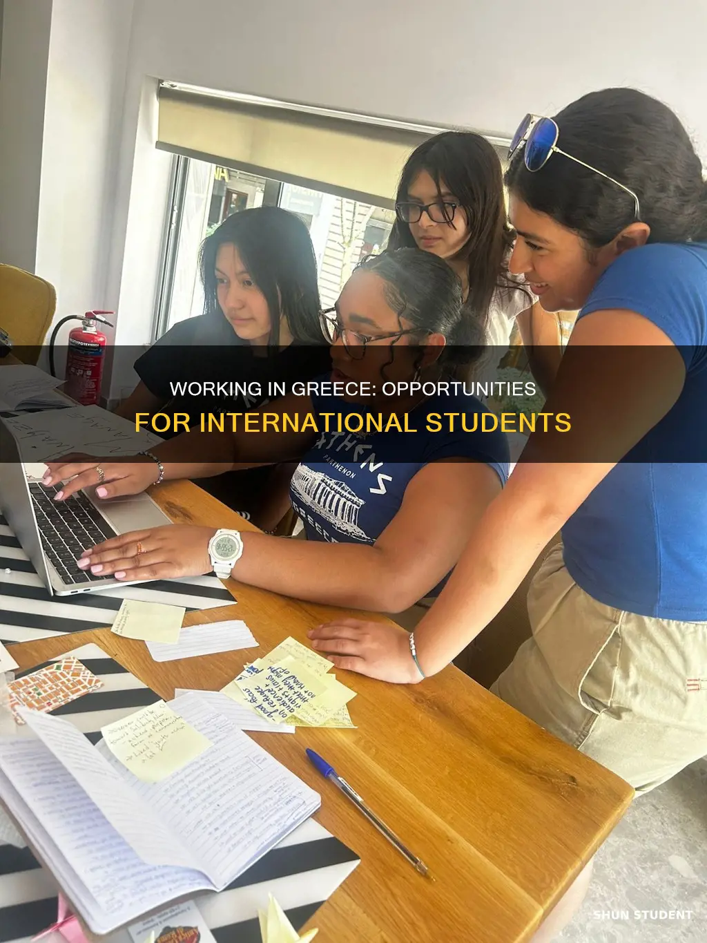 can international students work in greece