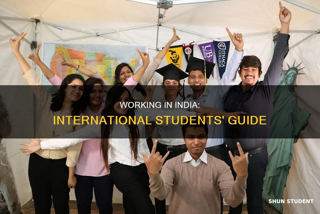 can international students work in india