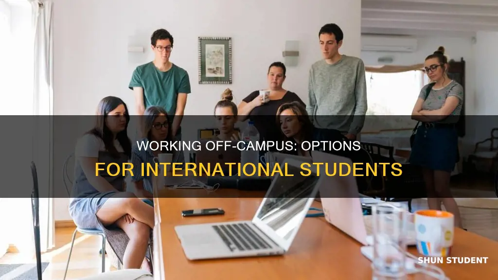 can international students work off campus