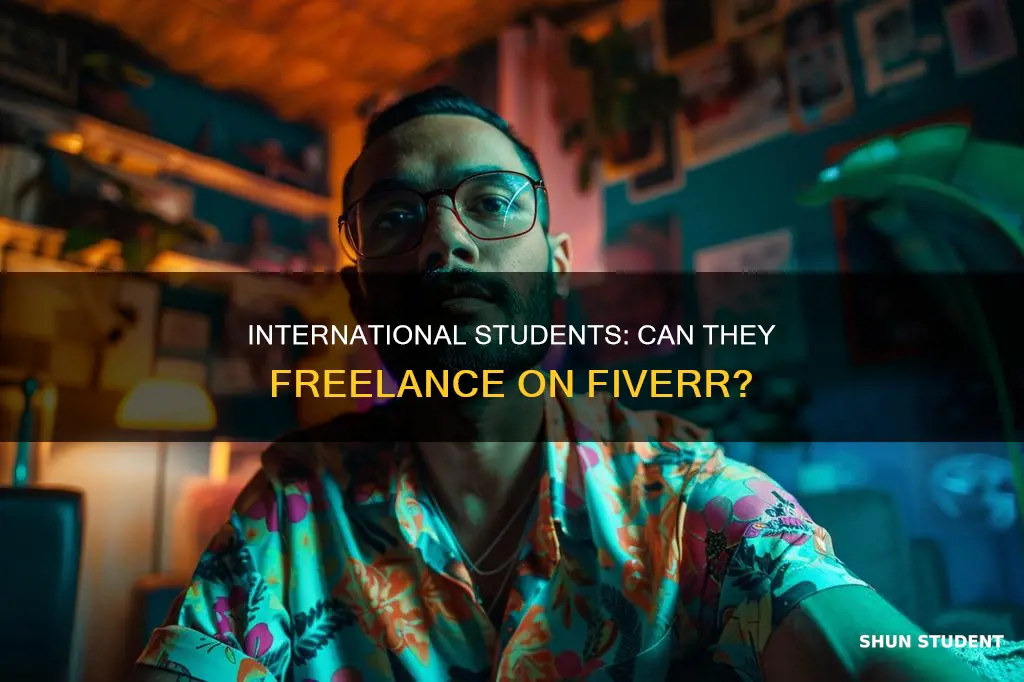 can international students work on fiverr