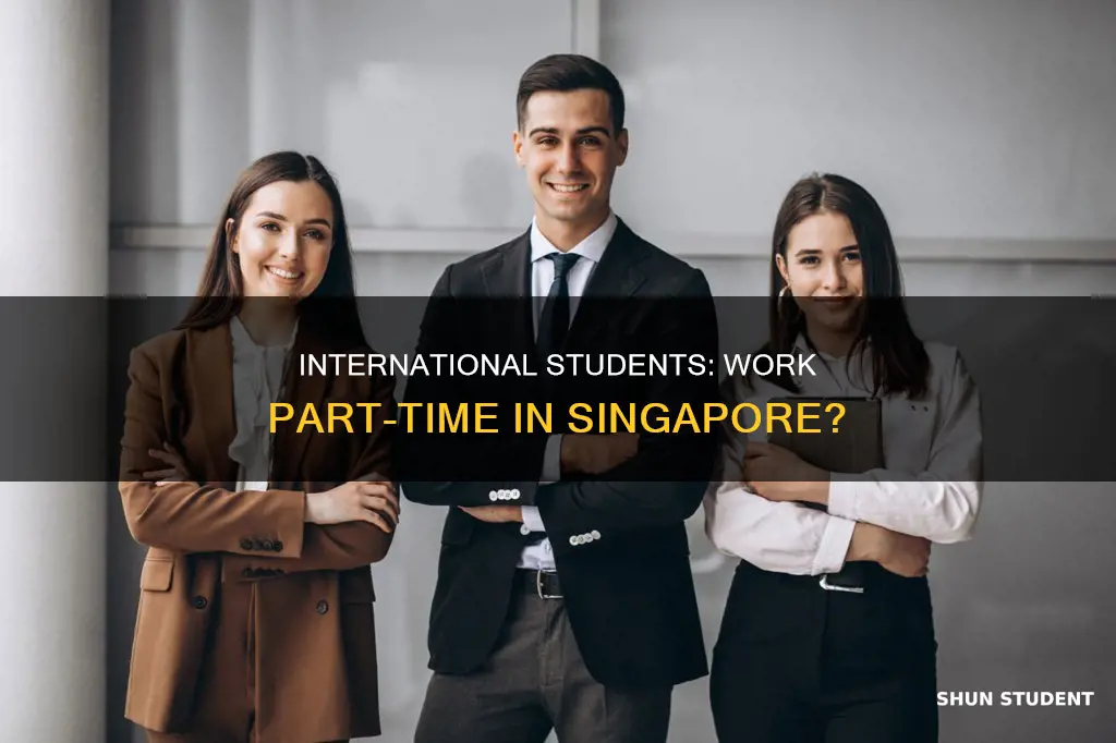 can international students work part-time in singapore