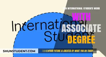 Working with an Associate Degree as an International Student