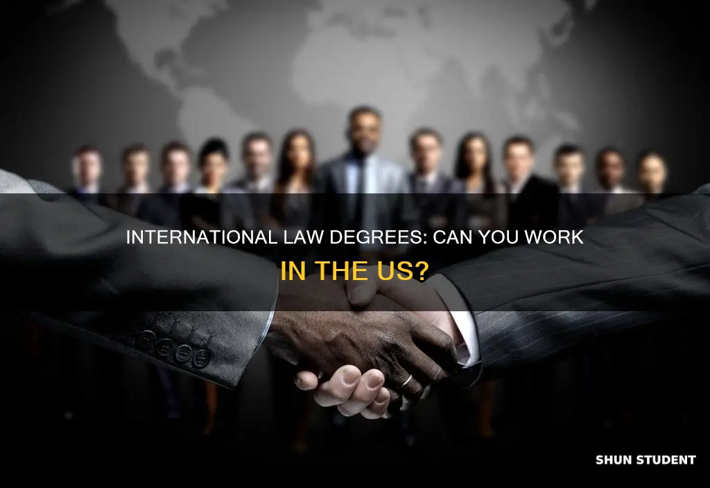 can international students work with their us law degree