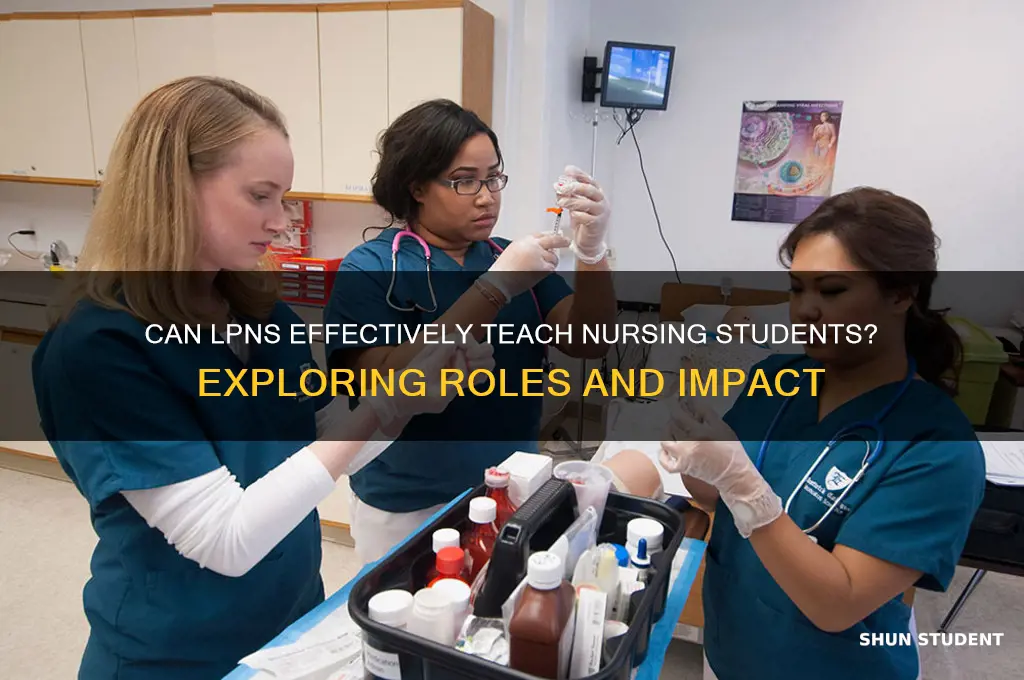 can lpns teach nursing students