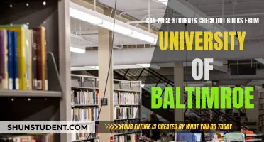 MICA Students Accessing University of Baltimore's Library Collection