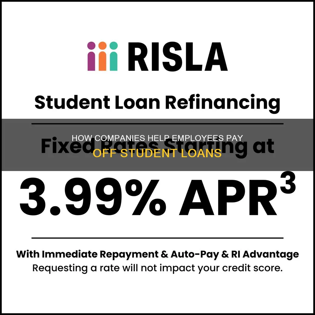 can my company pay off my student loans