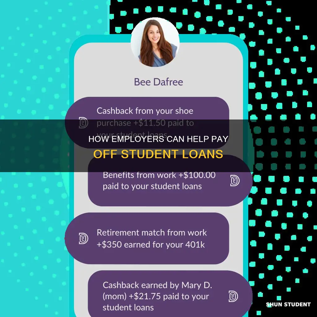 can my employer pay my student loans