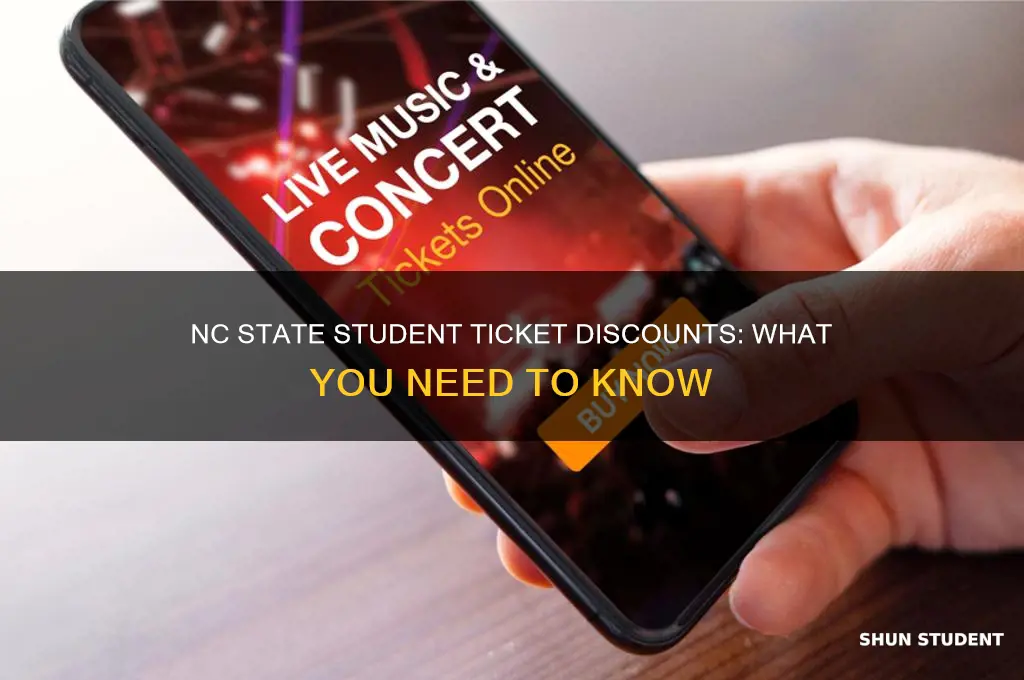 can nc state students get discount on tickets