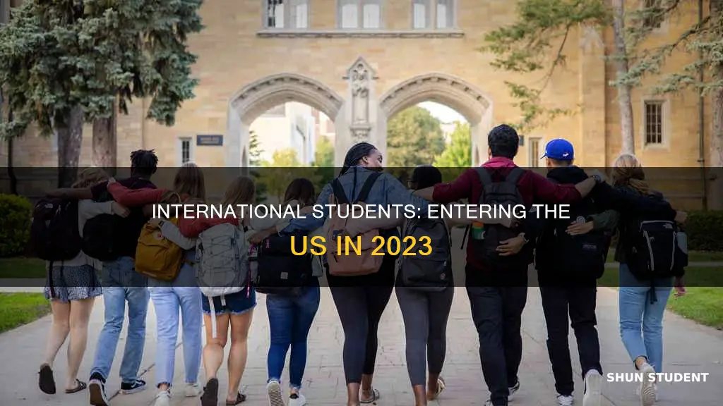 can new international students enter us