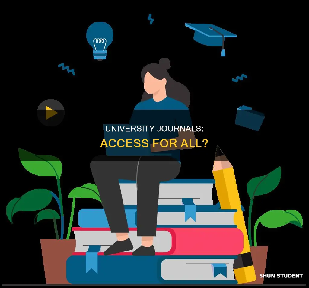 can non students access university journal articles