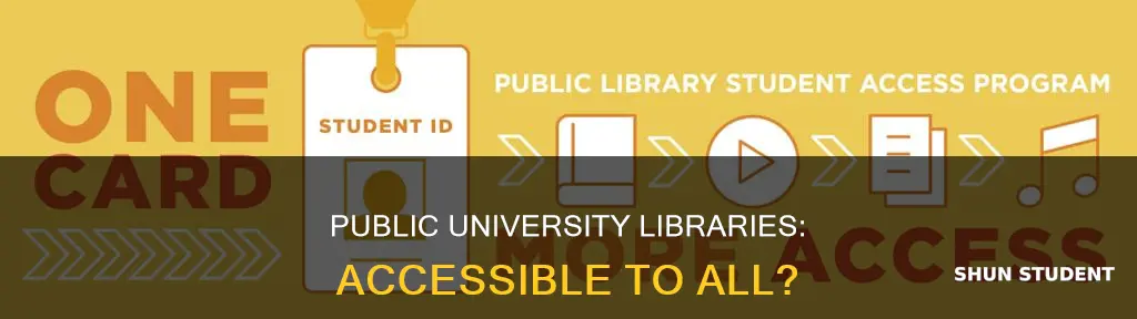 can non students use library at public university