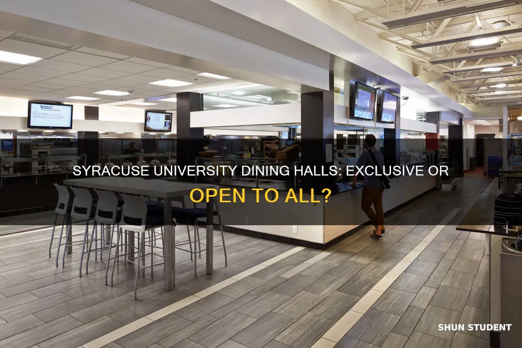 can non syrauce university student use dinning hall