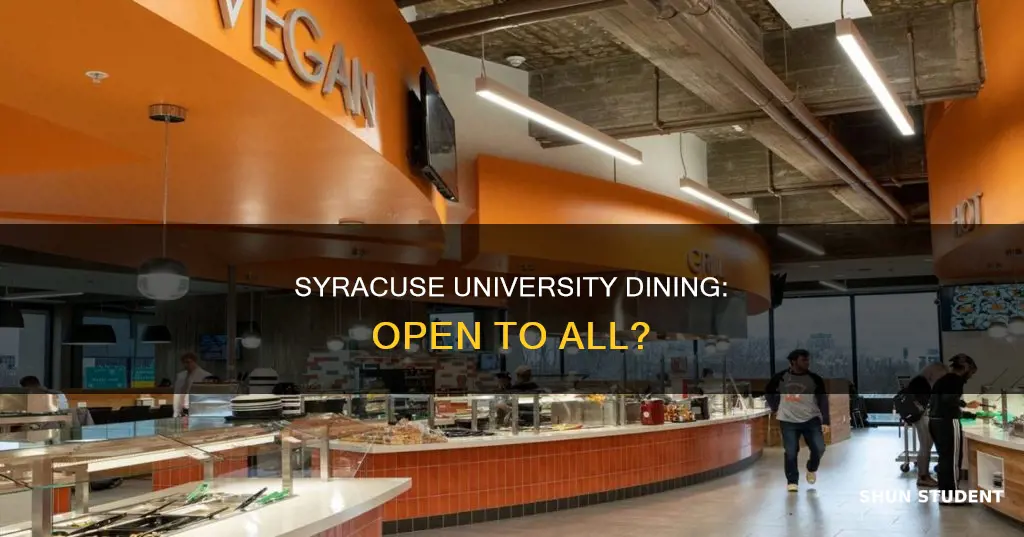 can non syrauce university student use dinning hall