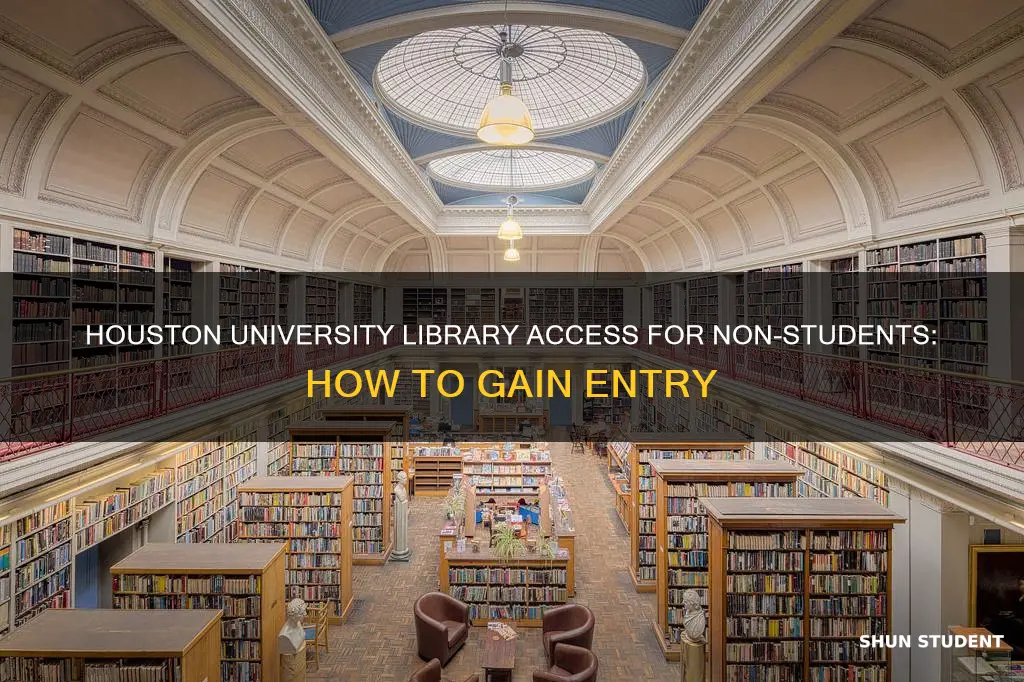 can non university of houston students use university library