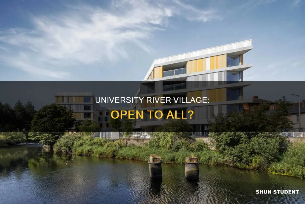 can non university students live at university river village