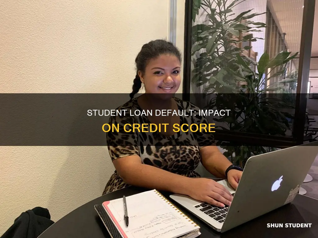 can not paying student loans affect credit