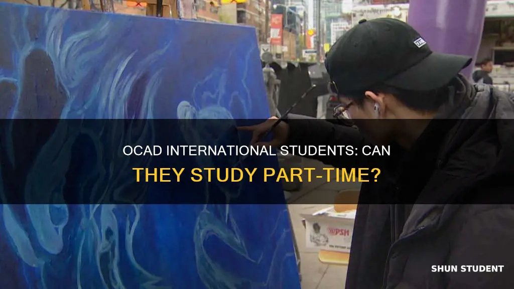 can ocadu international students be part time student