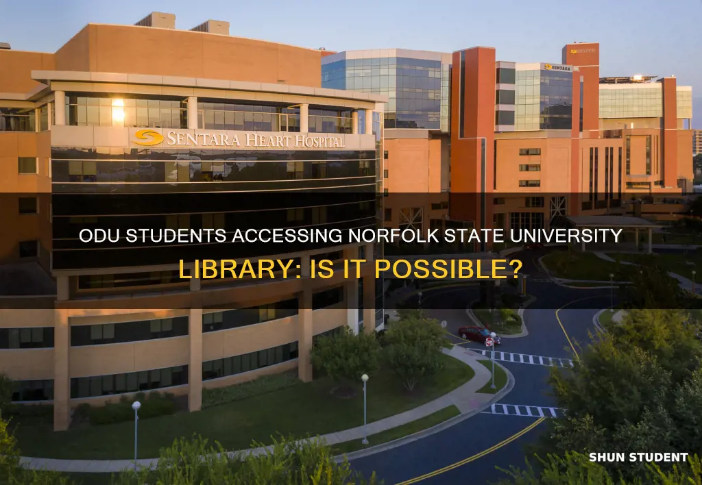 can odu students use norfolk state university library