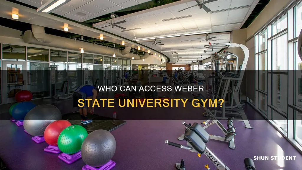 can only students use the gym at weber state university