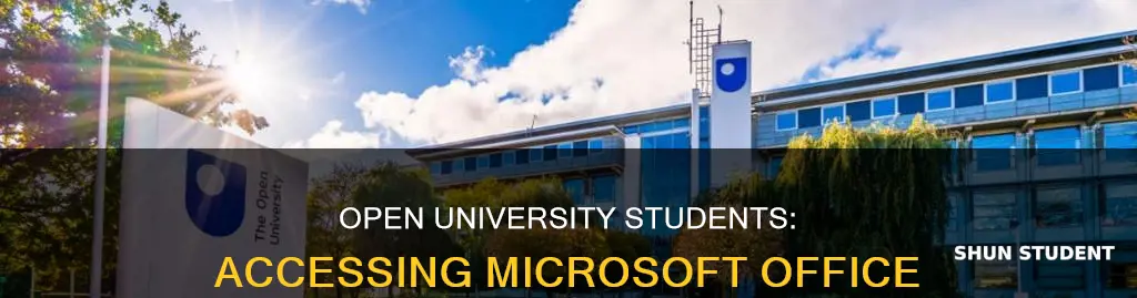 can open university students get microsoft office