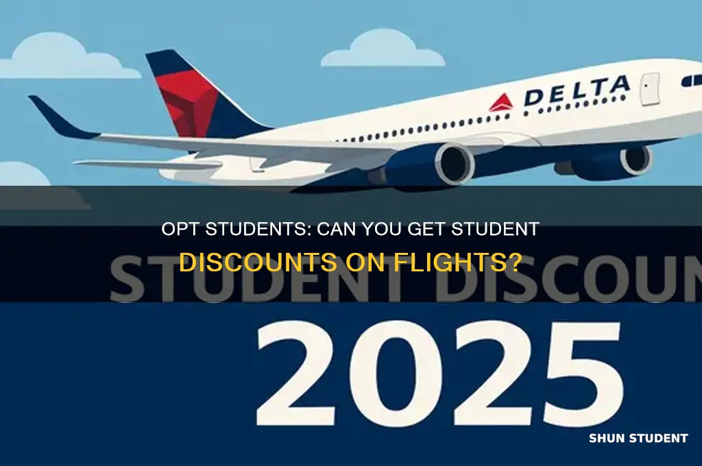 can opt student avail student discount on flights