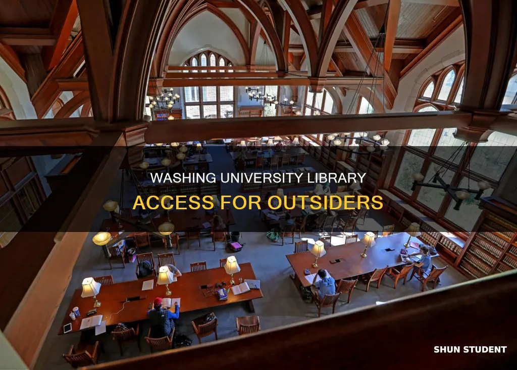 can other university student go to washu library