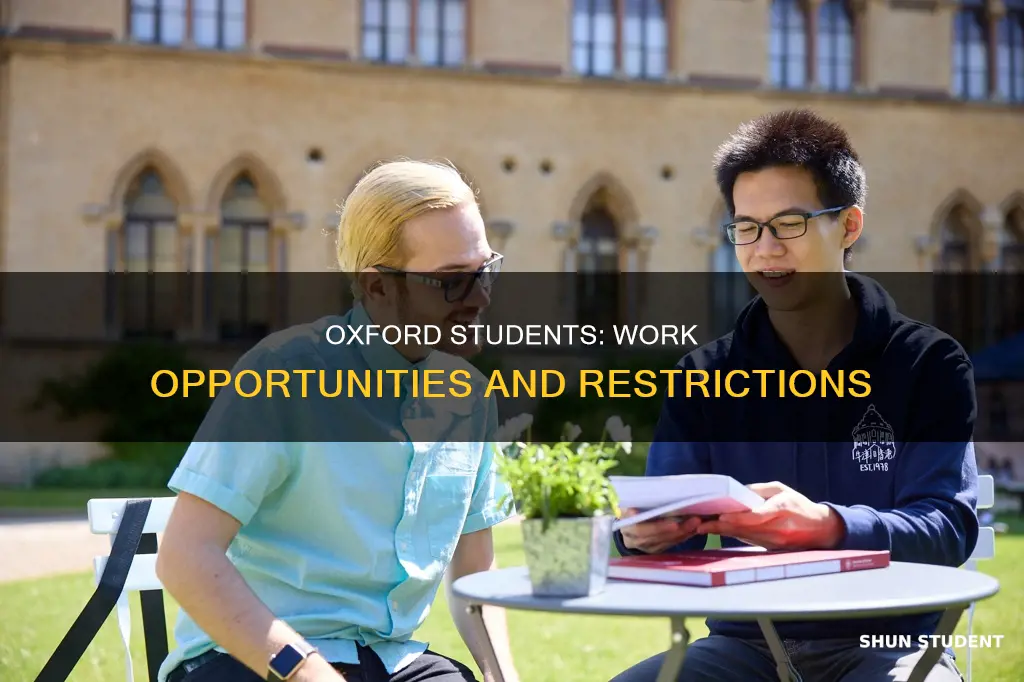 can oxford university students work