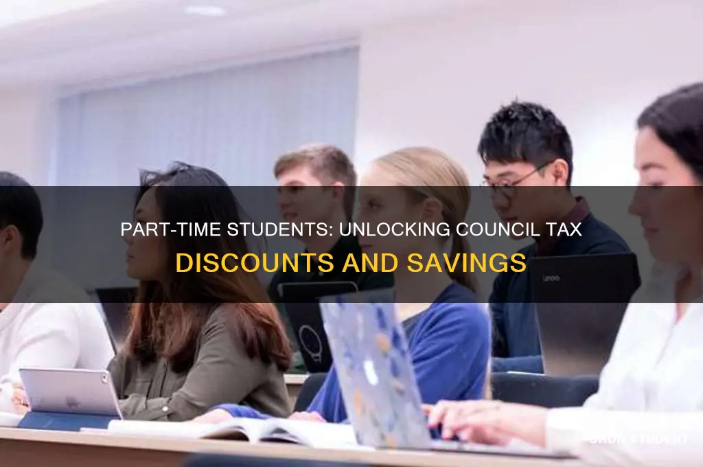can part time students get council tax discount
