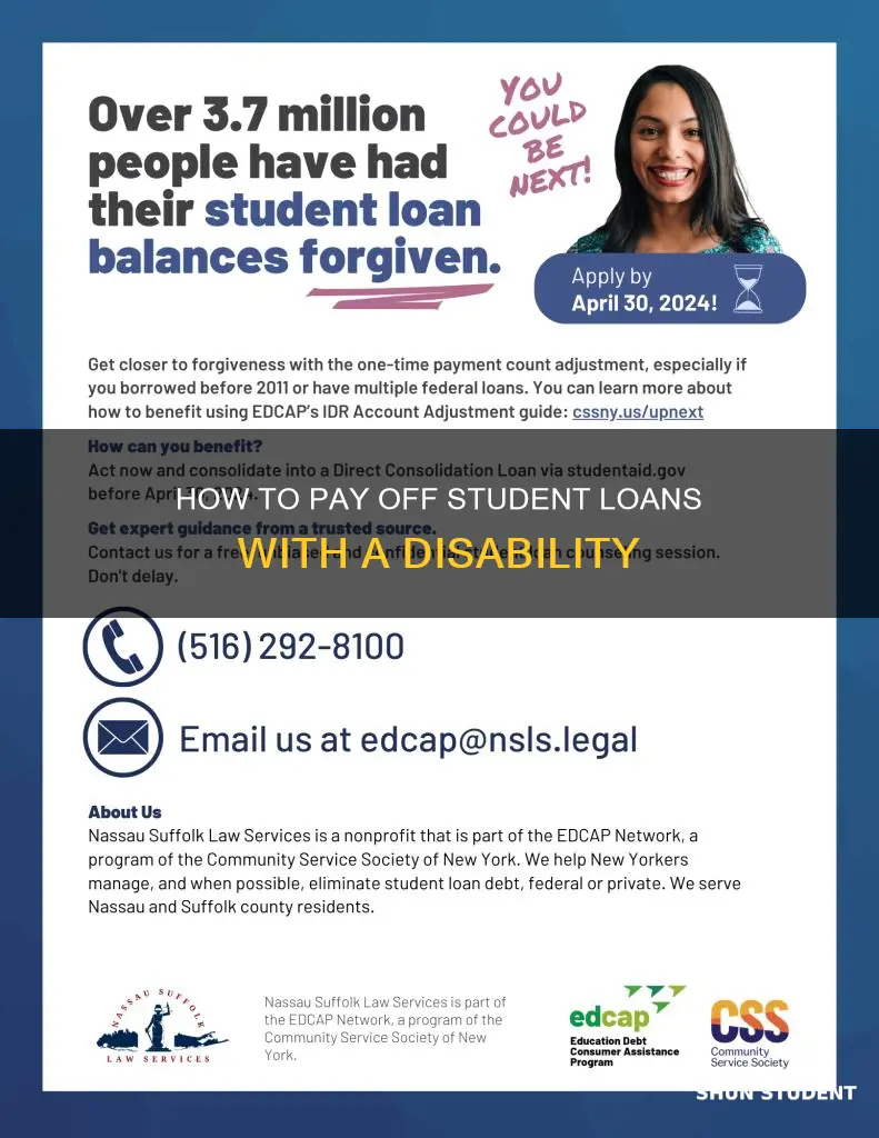 can pay student loans i am disabled