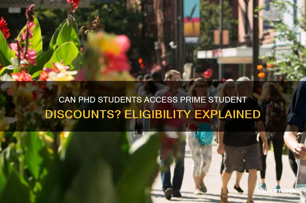 can phd student get prime student discount