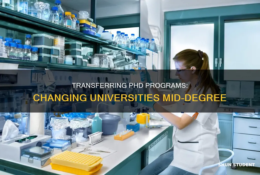 can phd students transfer to another university