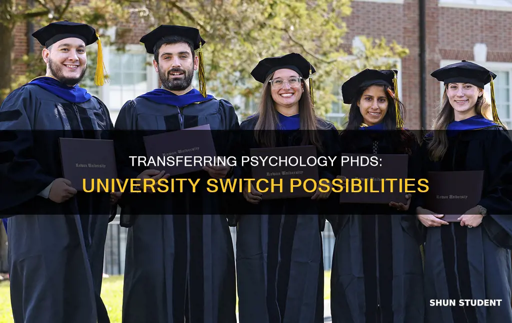 can psychology phd students transfer to another university